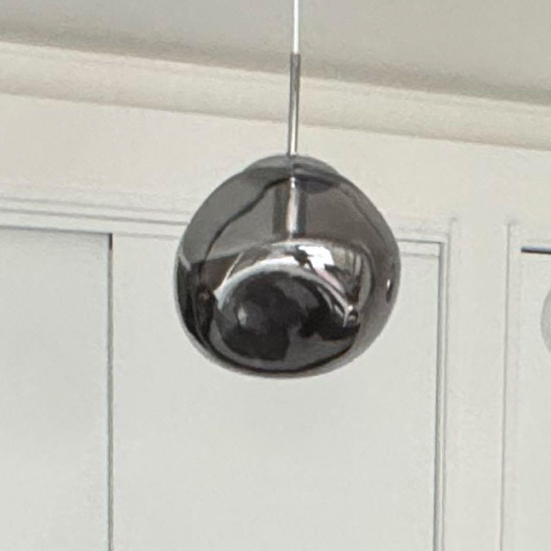 LED電球付き　ペンダントライト　溶岩風　メルト　ダクトレール　2つセット