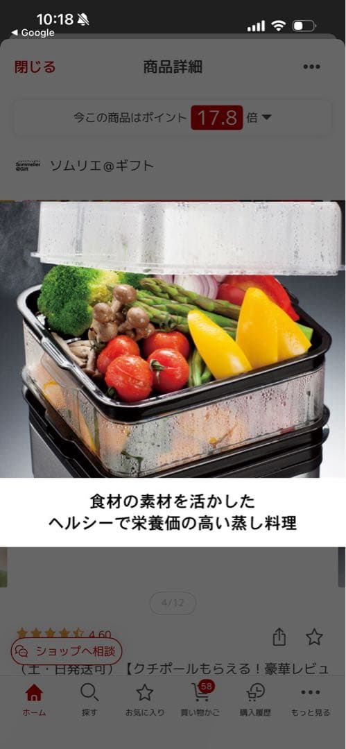 新品★ラッセルホブス Russell Hobbs ミニスチーマー 7910JP