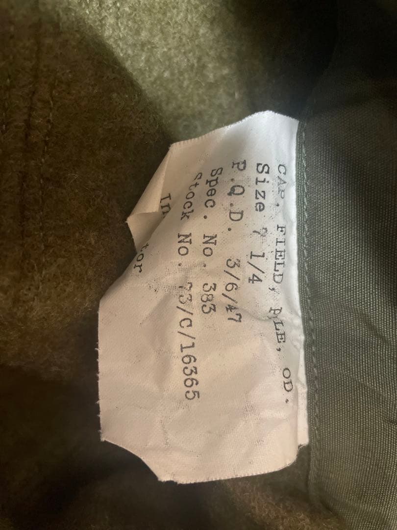 CAP FIELD PILE 米軍　フィールドパイルキャップ　未使用　サバゲー