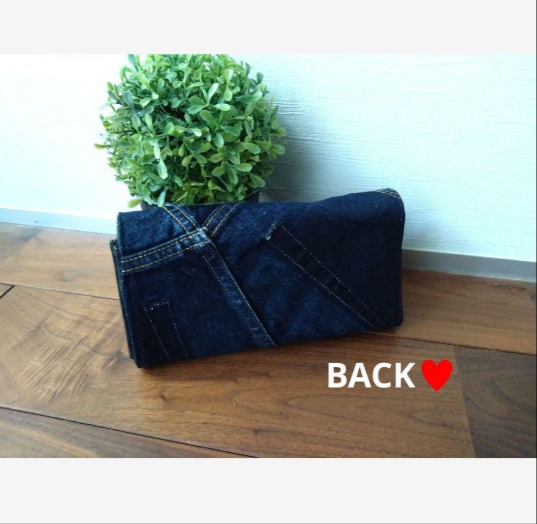 №686【DENIM✖️Long Wallet】デニムリメイク長財布