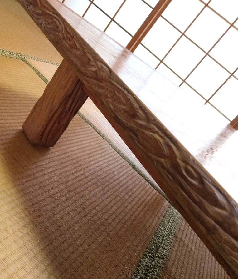 屋久杉 座卓 机 ローテーブル 大 151×90 和室 ヴィンテージ 家具