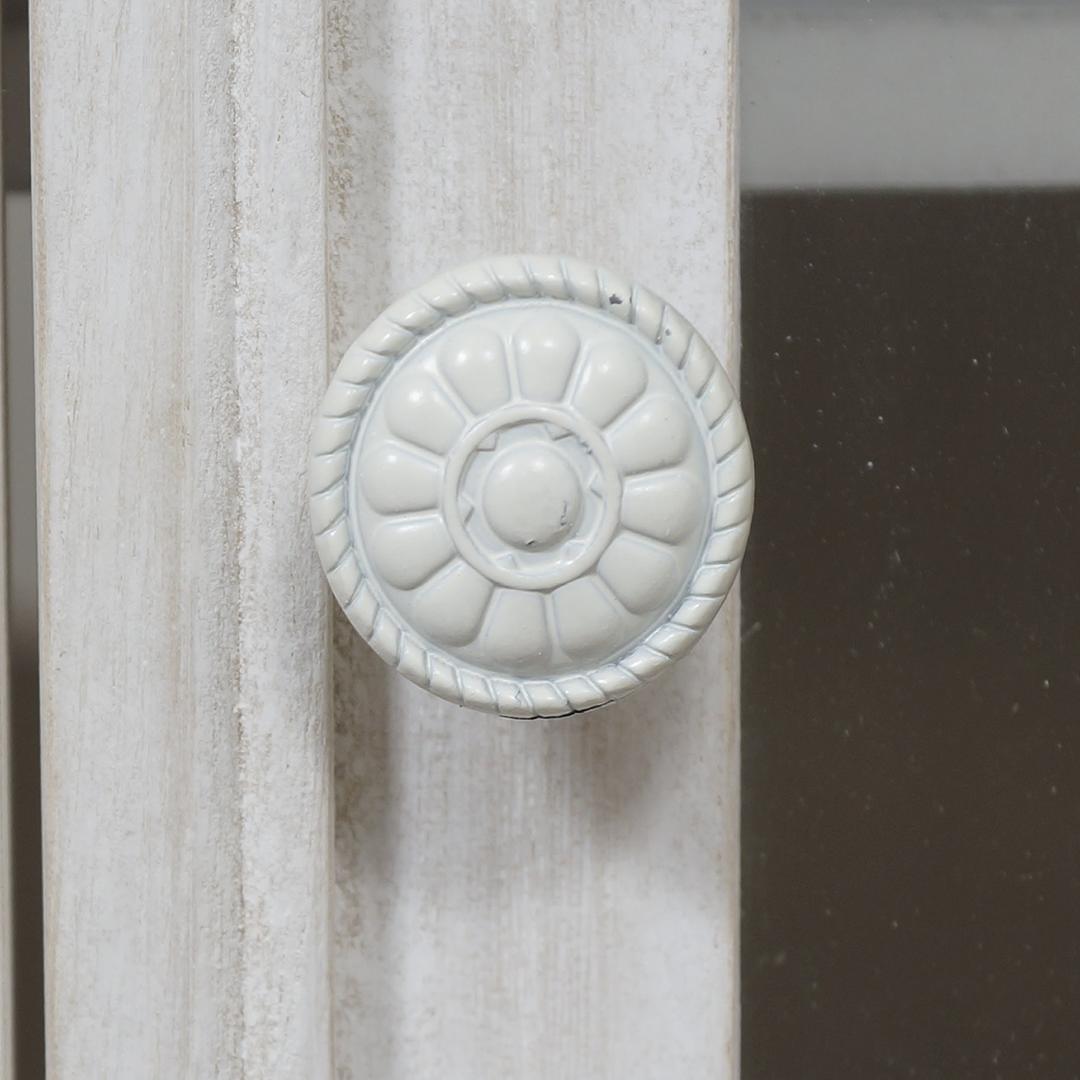 新品　アンティーク調 テレビ台 幅90cm ホワイト 木製 完成品 アウトレット