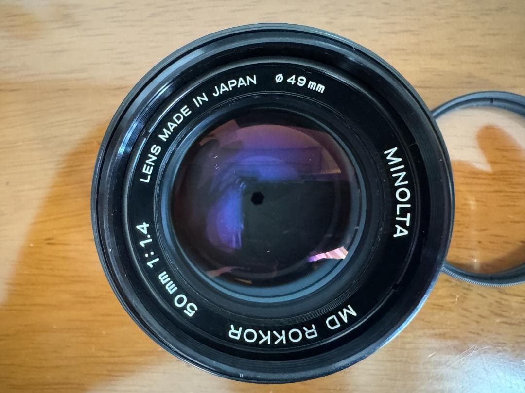 MINOLTA ミノルタ XD　MD ROKKOR 50mm 1:1.4付き