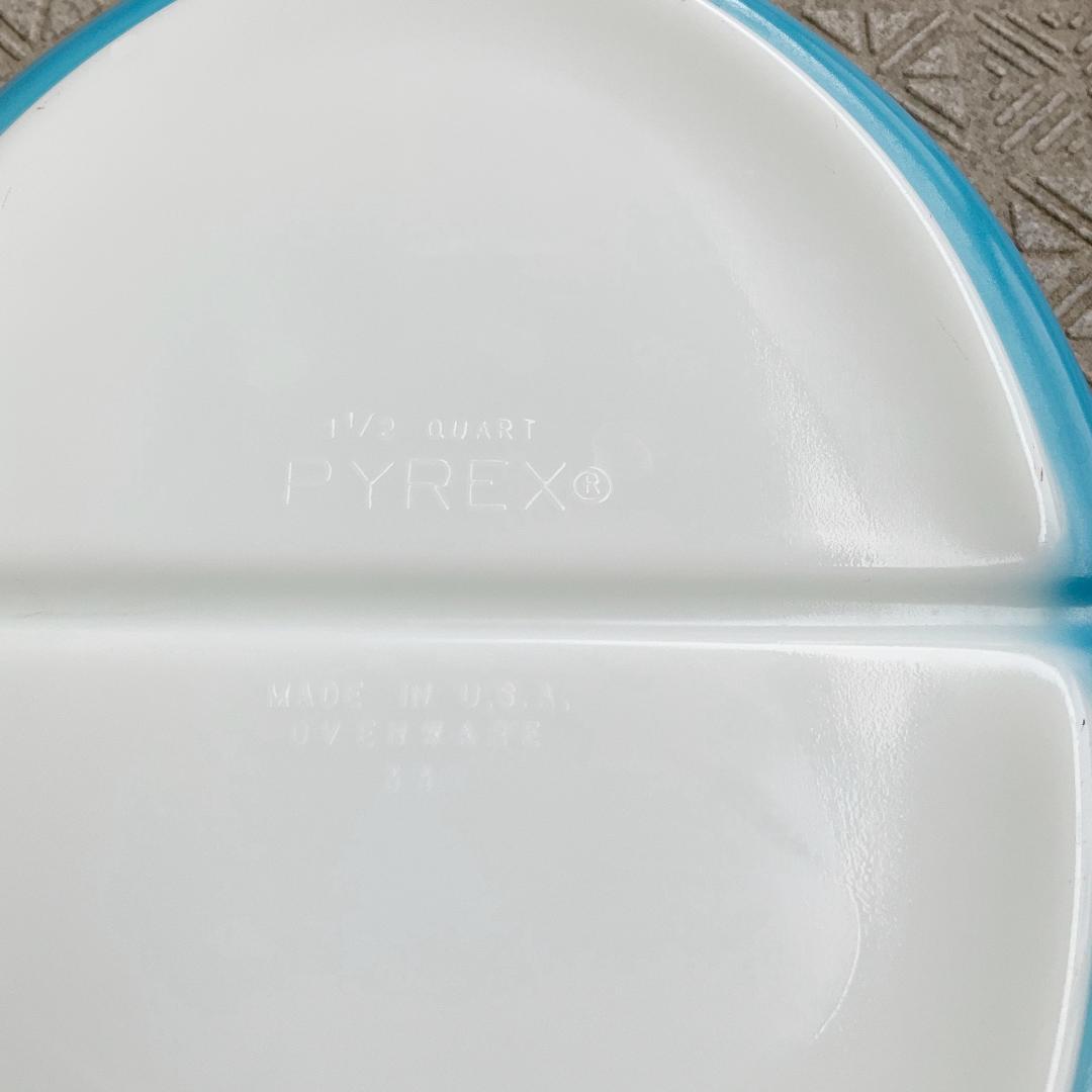 【最終値下】パイレックス ブルーアイビー オーバル キャセロール クレードル付き