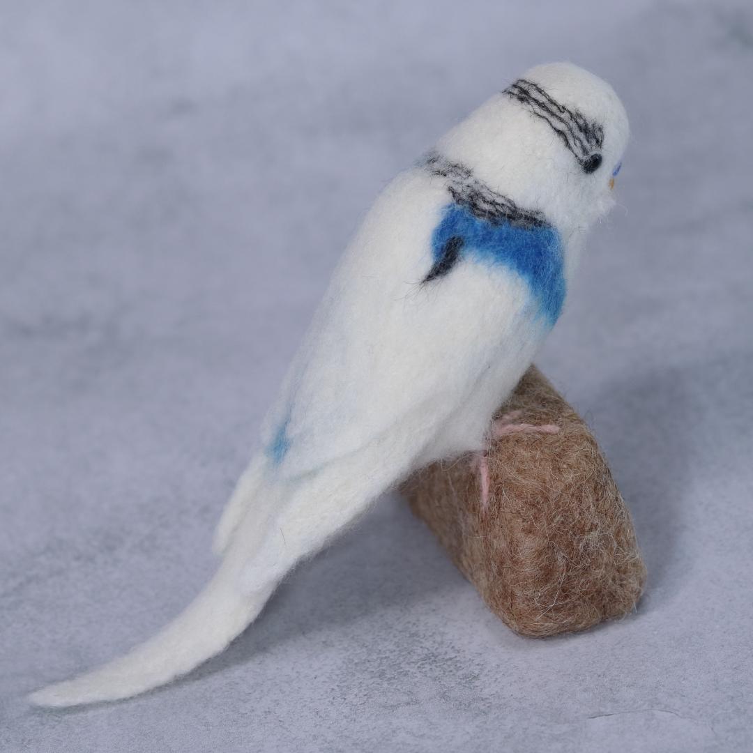 羊毛フェルト しゅんのパパさま セキセイインコ 小鳥 ハンドメイド オーダー