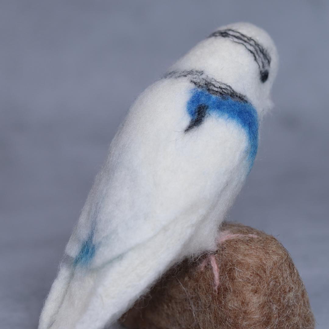羊毛フェルト しゅんのパパさま セキセイインコ 小鳥 ハンドメイド オーダー