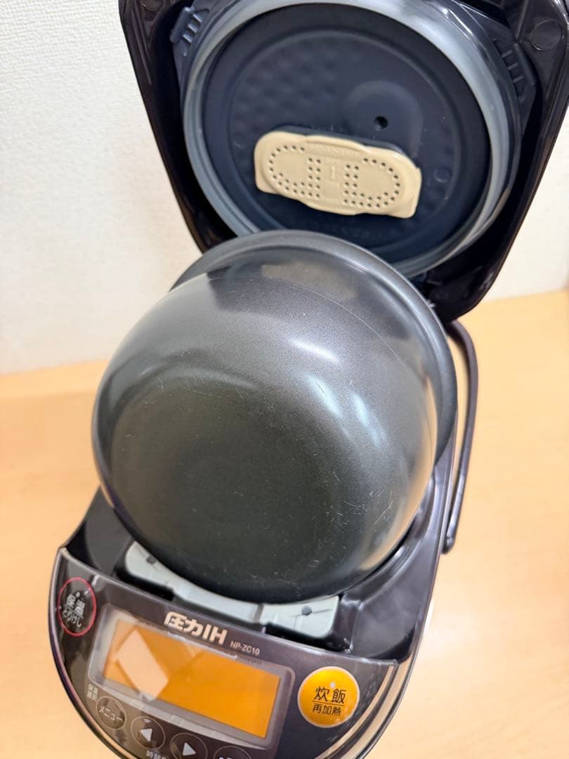象印 圧力IH炊飯器 NP-ZC10 5.5合炊き 動作品2016年製
