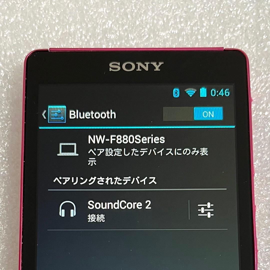 【バッテリー良好】SONY ウォークマン　NW-F886 32GB ピンク
