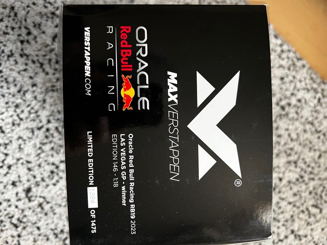 新品 MVショップ 1/18 マックス・フェルスタッペン 2023 ラスベガス