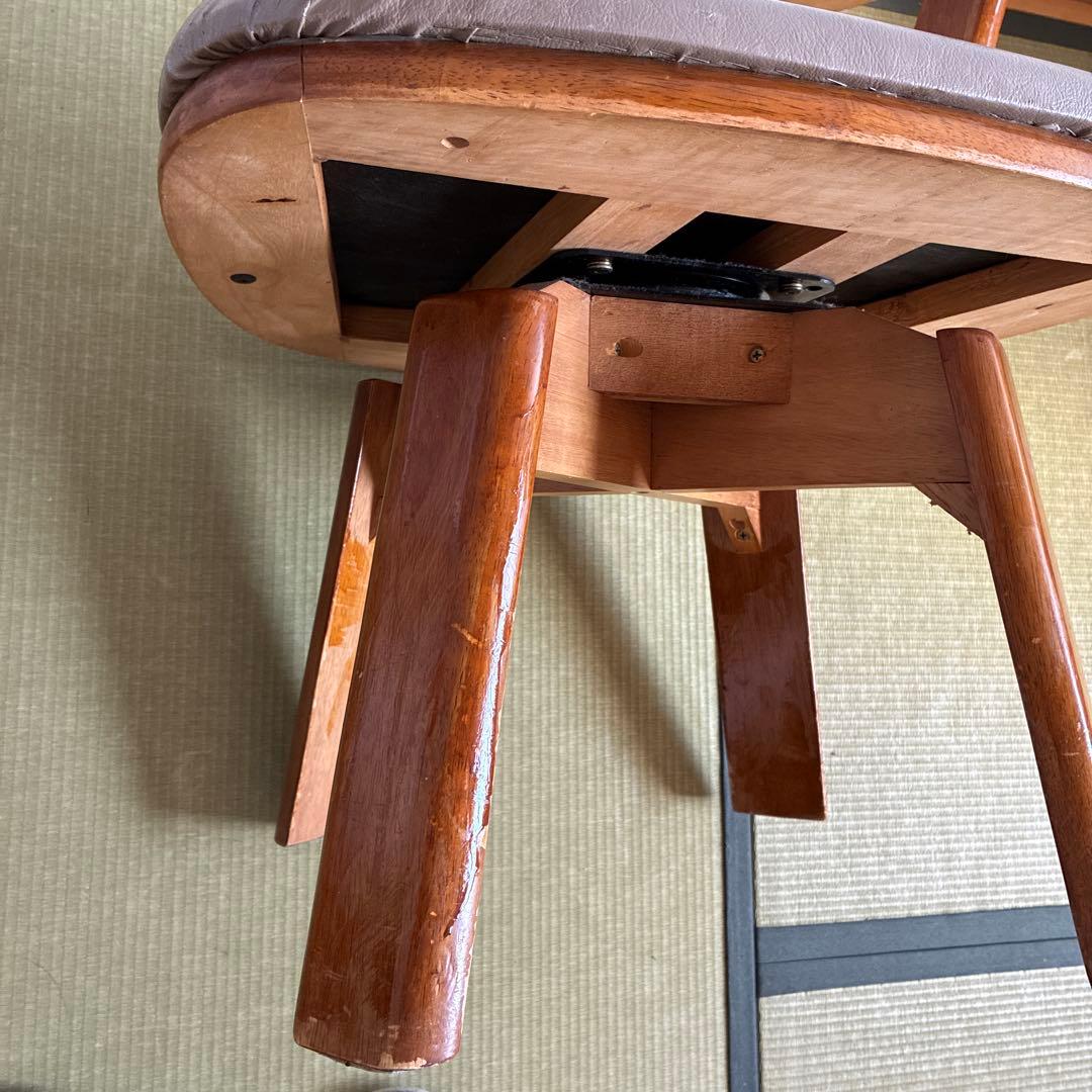 TOKYO PARAWOOD ダイニングチェア 回転 木製チェア 昭和レトロ