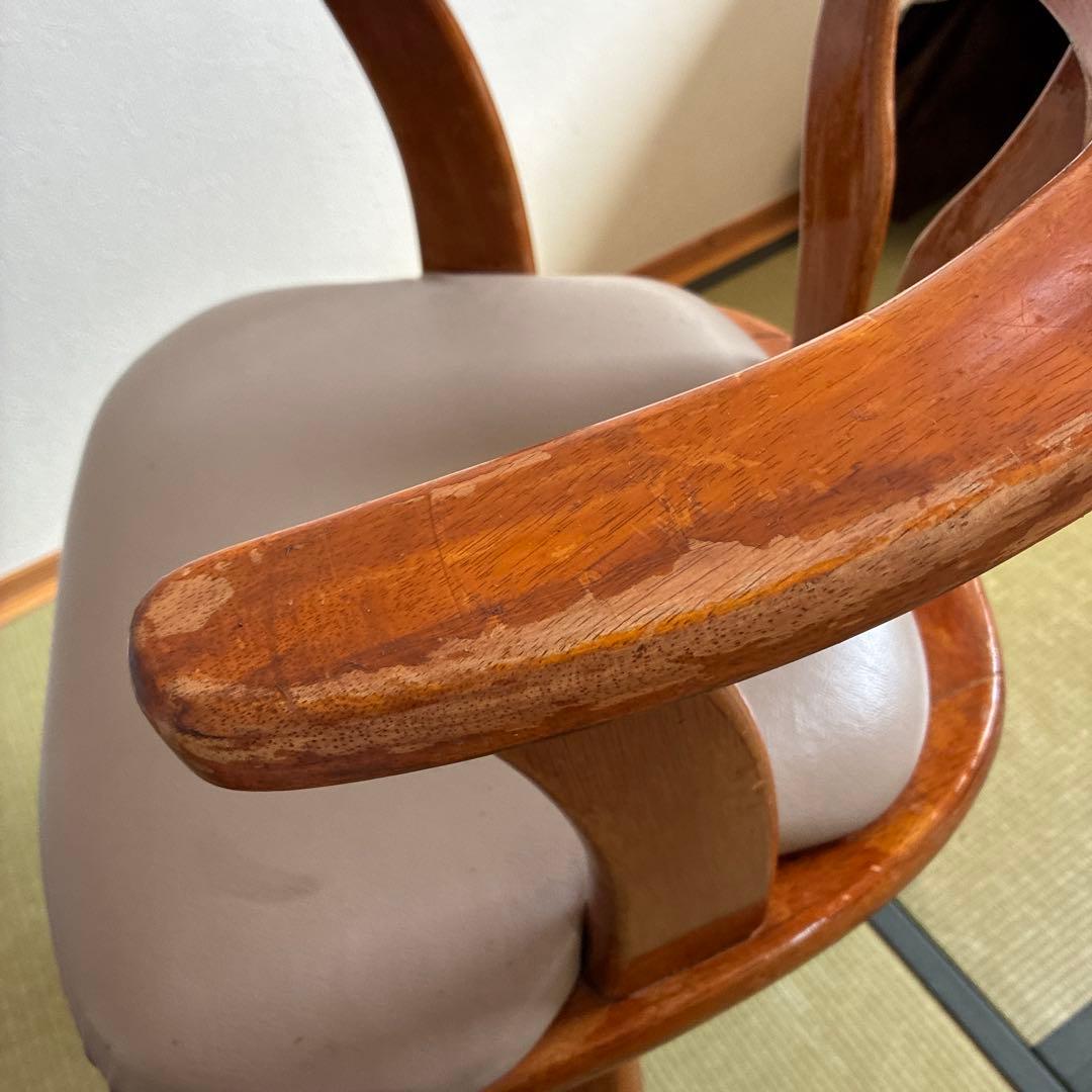 TOKYO PARAWOOD ダイニングチェア 回転 木製チェア 昭和レトロ