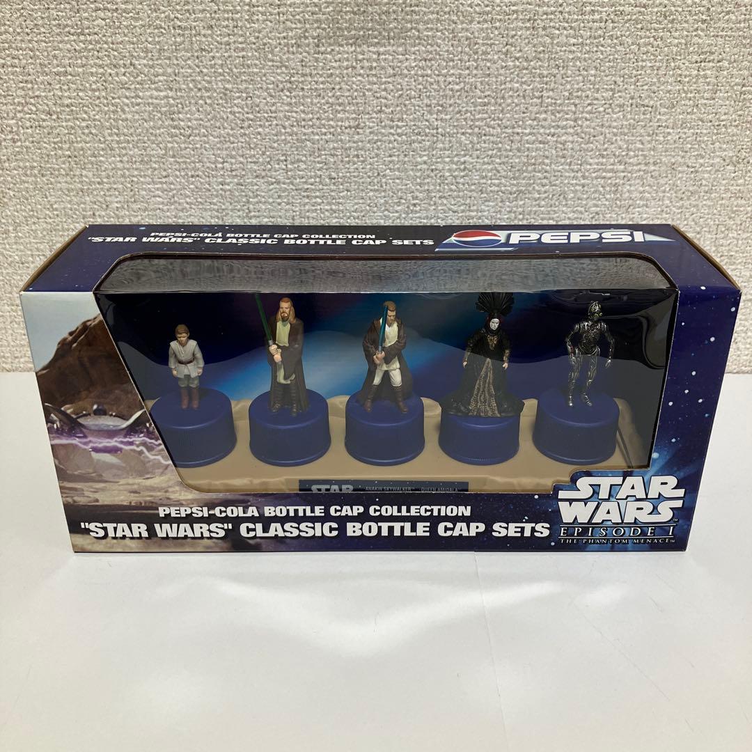 【未開封】スターウォーズ PEPSI クラシックボトルキャップ10セットコンプ