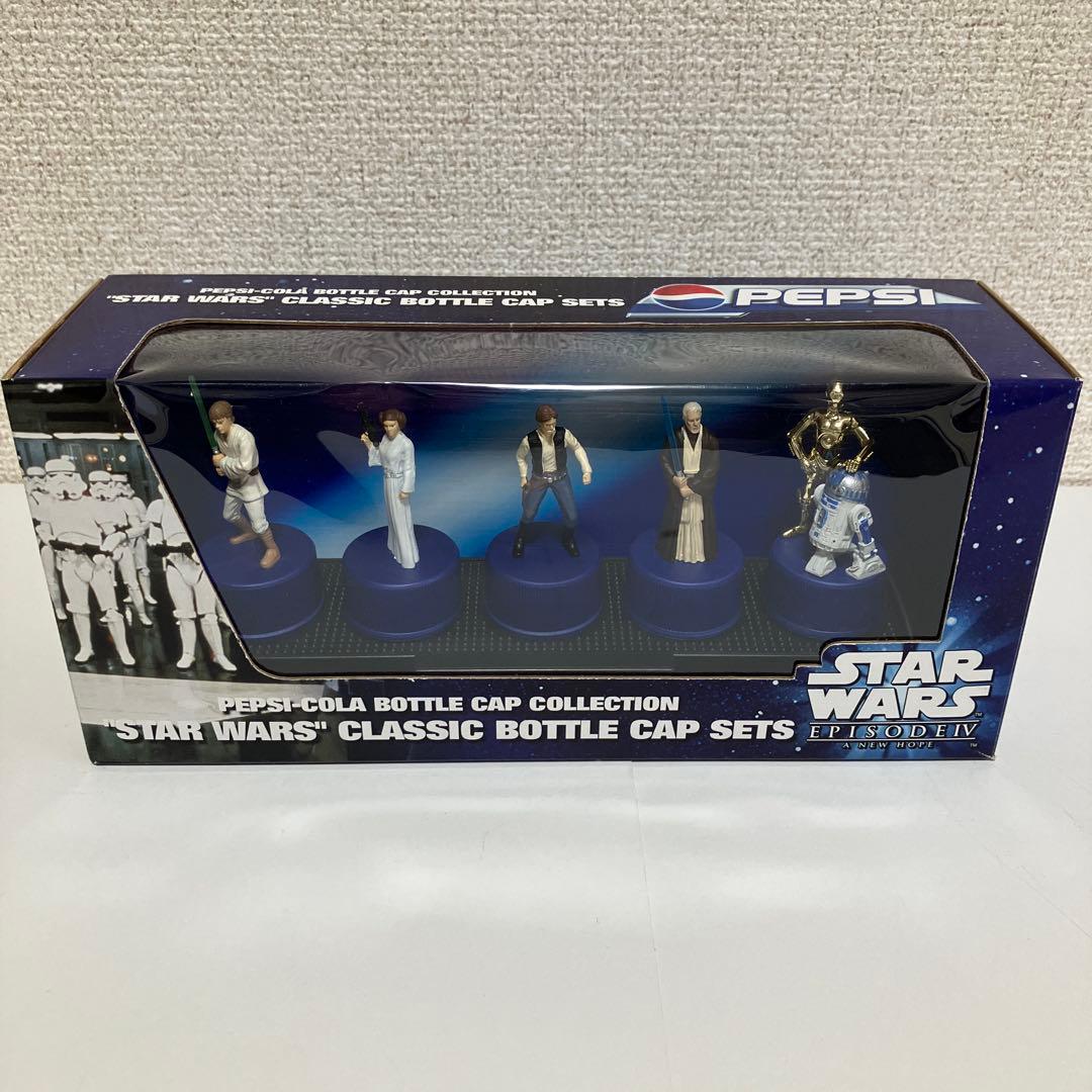 【未開封】スターウォーズ PEPSI クラシックボトルキャップ10セットコンプ