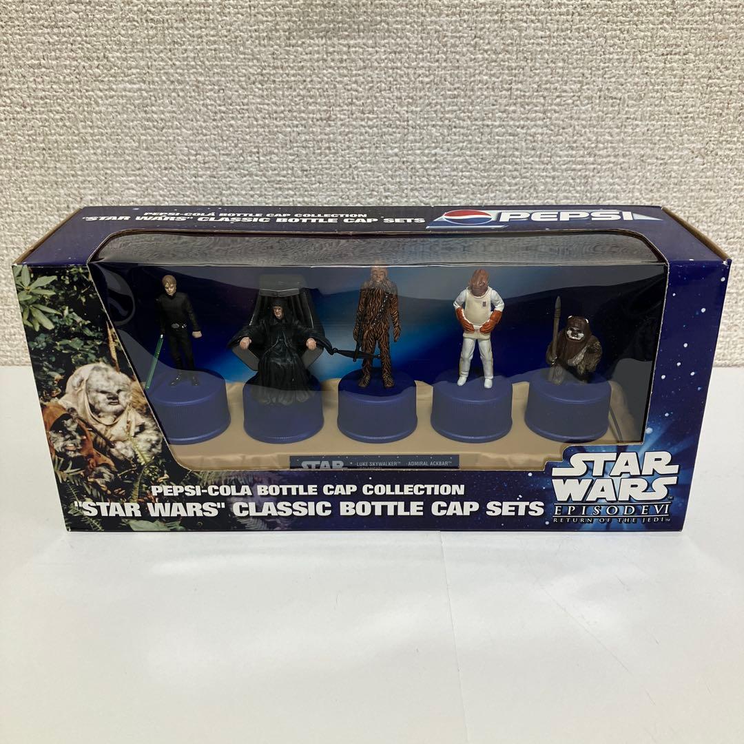 【未開封】スターウォーズ PEPSI クラシックボトルキャップ10セットコンプ