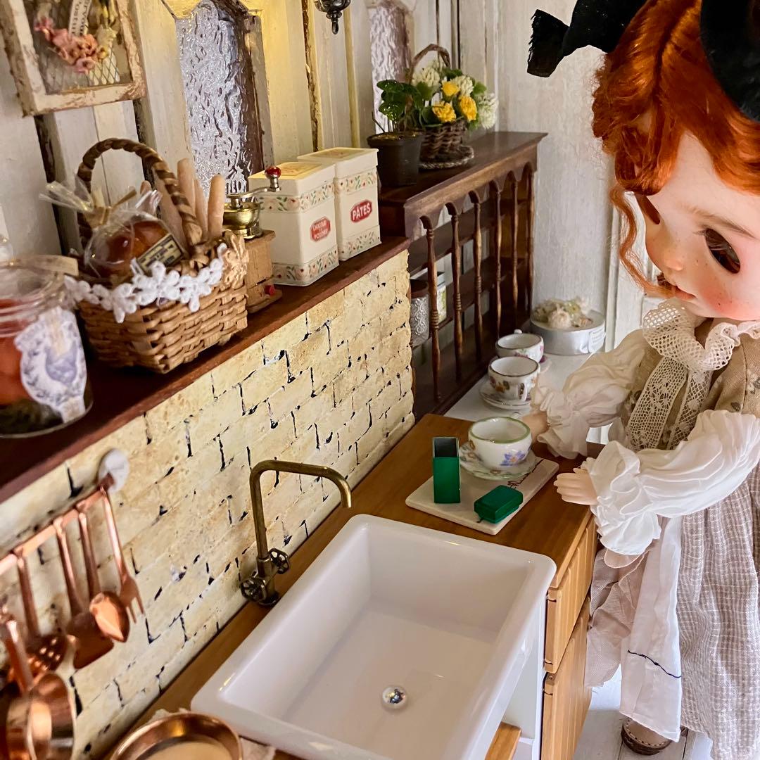 専用ページ　ミニチュア　ドール家具　キッチンシンク台