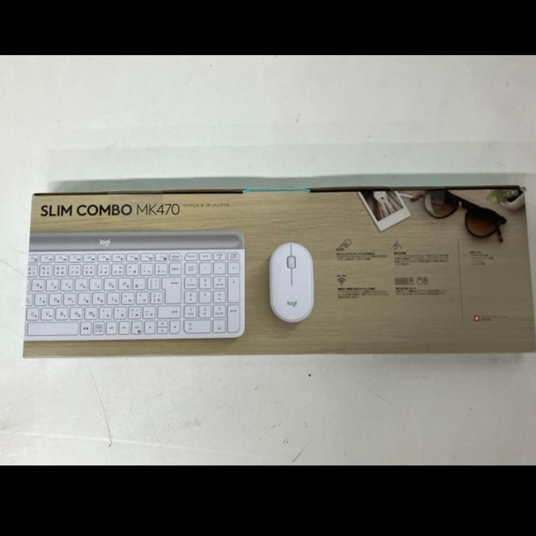 Logicool スリムワイヤレスキーボード&マウスセット MK470