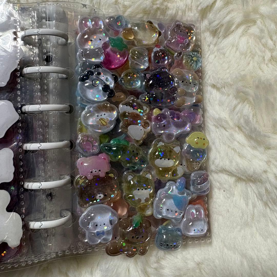 シール帳 A7 12シート シール 完成品 うるちゅる パワパフ モンチッチ