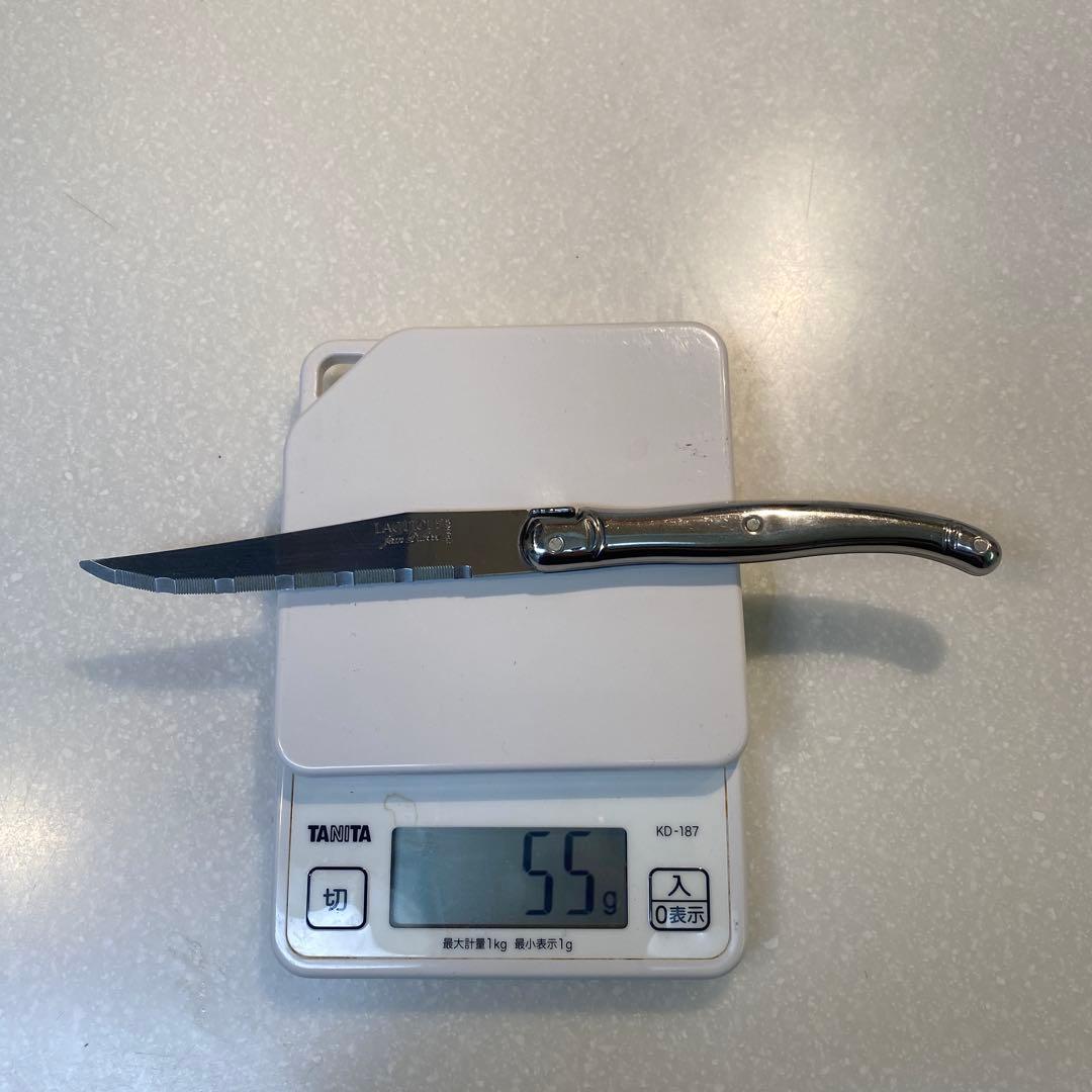 Laguiole ステーキナイフ6本セット- ステンレススチールハンドル