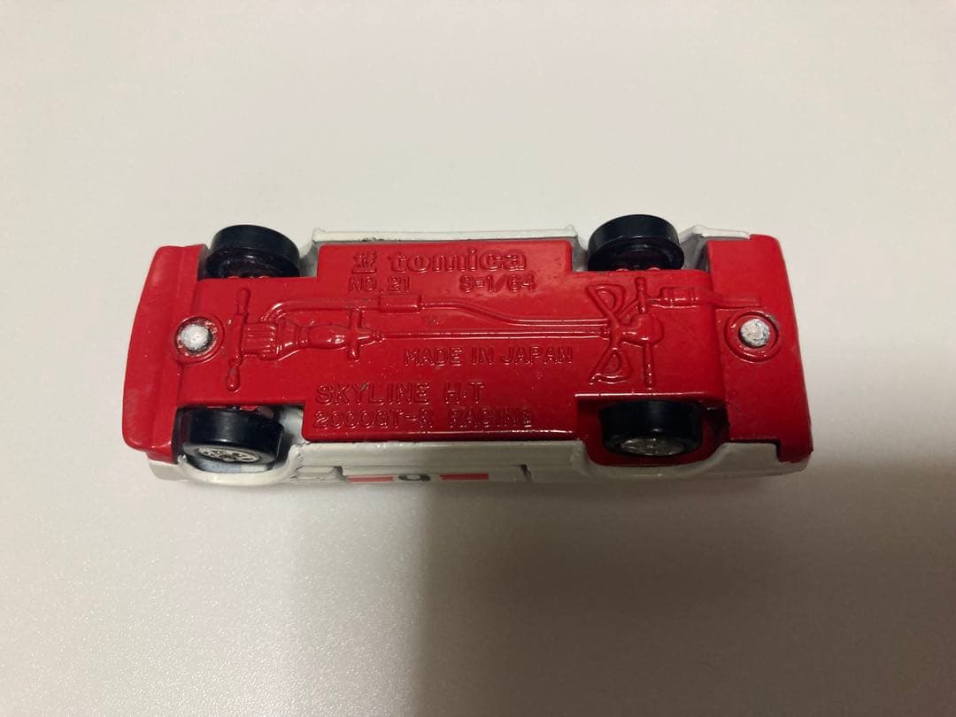 トミカ　日本製　ニッサン　スカイラインレーシング　1Eホイール
