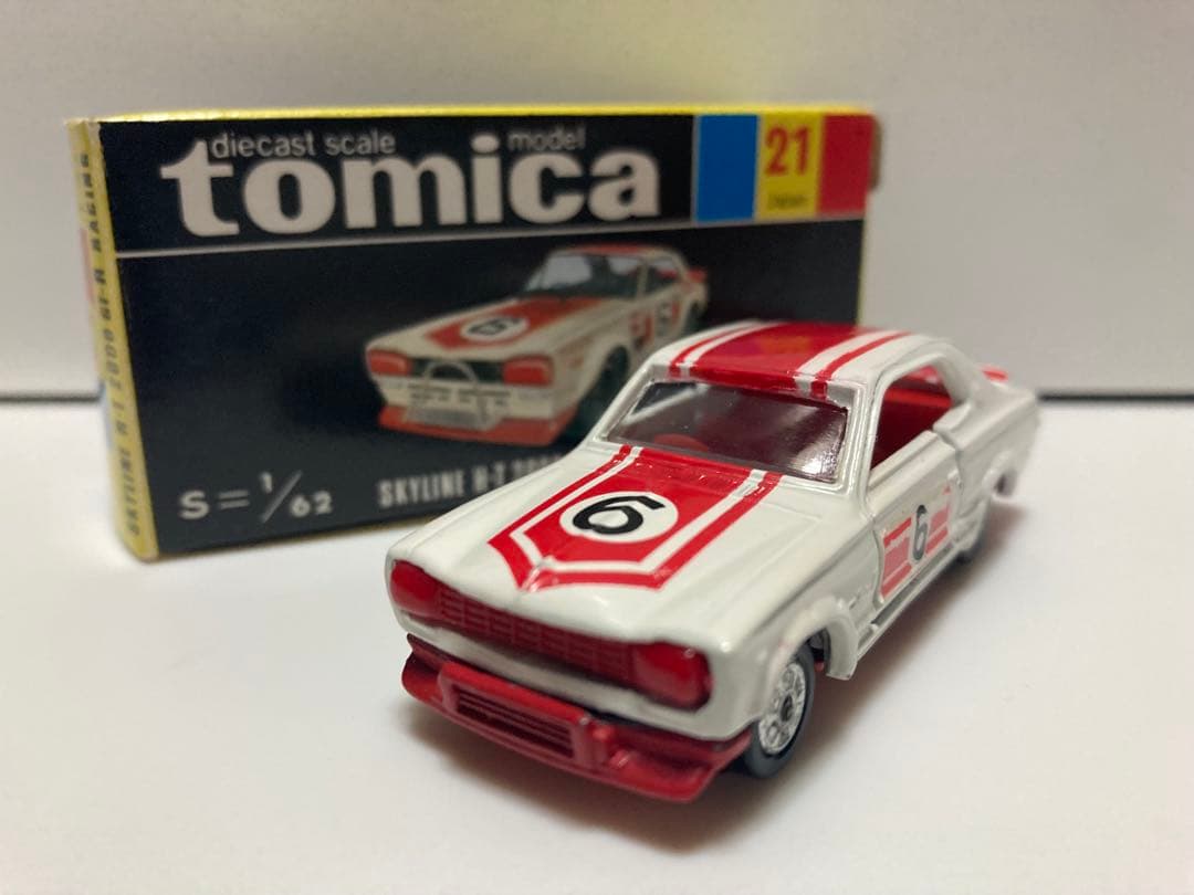トミカ　日本製　ニッサン　スカイラインレーシング　1Eホイール