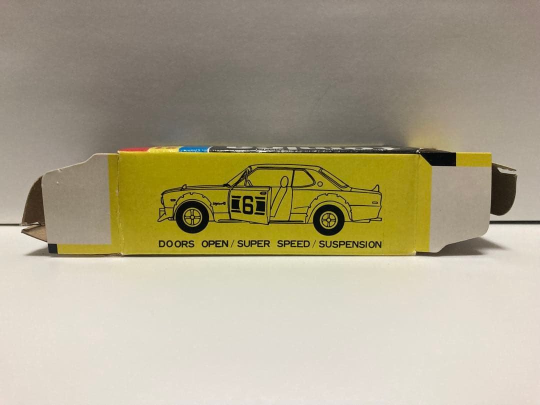 トミカ　日本製　ニッサン　スカイラインレーシング　1Eホイール