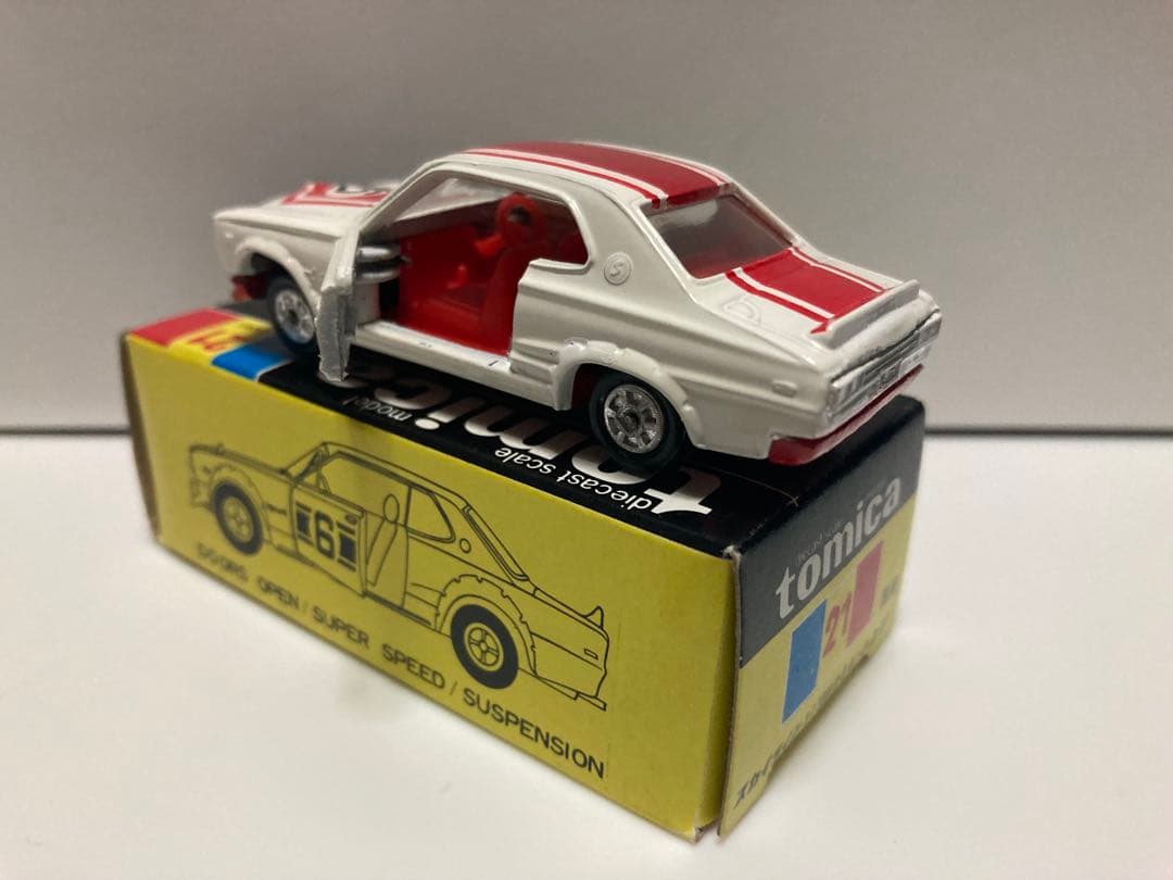 トミカ　日本製　ニッサン　スカイラインレーシング　1Eホイール