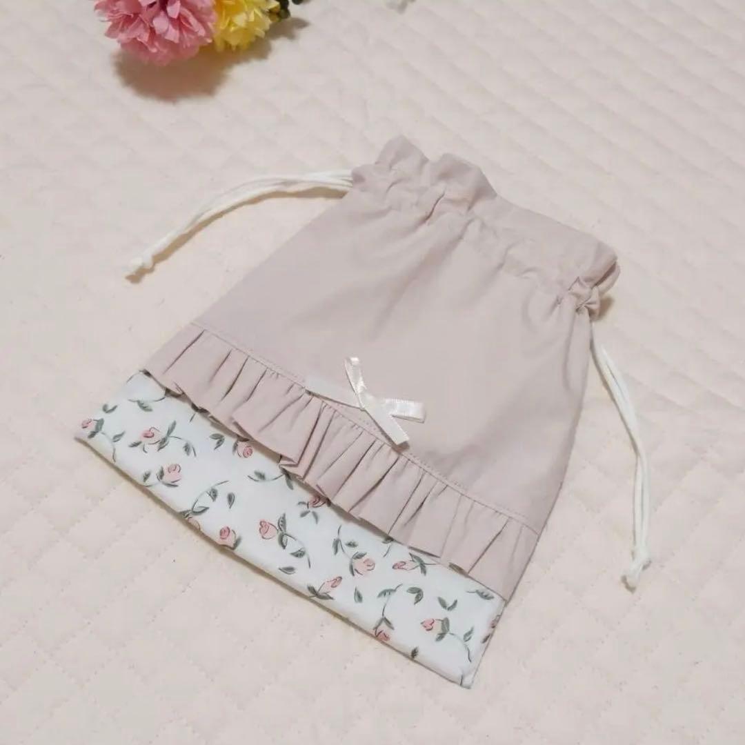 フローティングフローラ お着替え袋 レッスンバッグ 上履き入れ お弁当袋