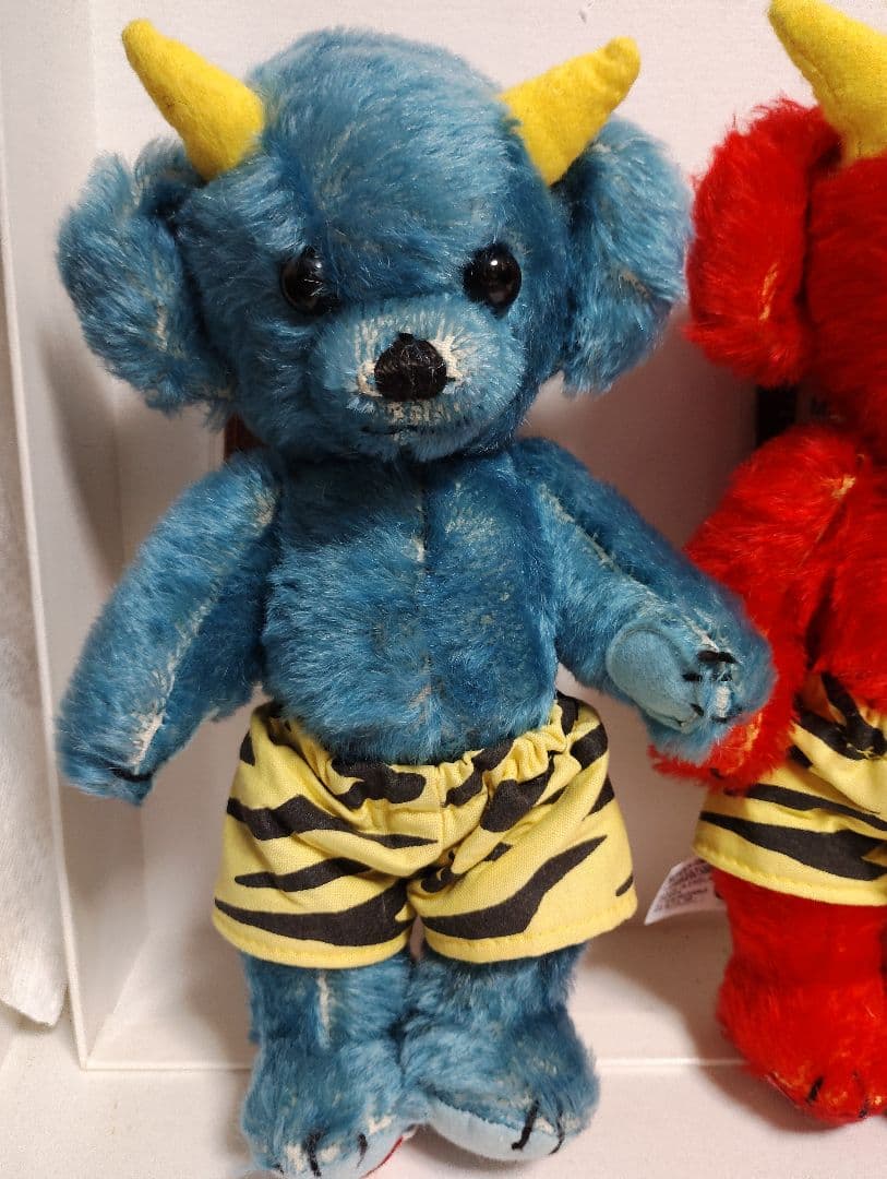 MERRY THOUGHT 赤鬼＆青鬼チーキー テディベア　日本限定　節分