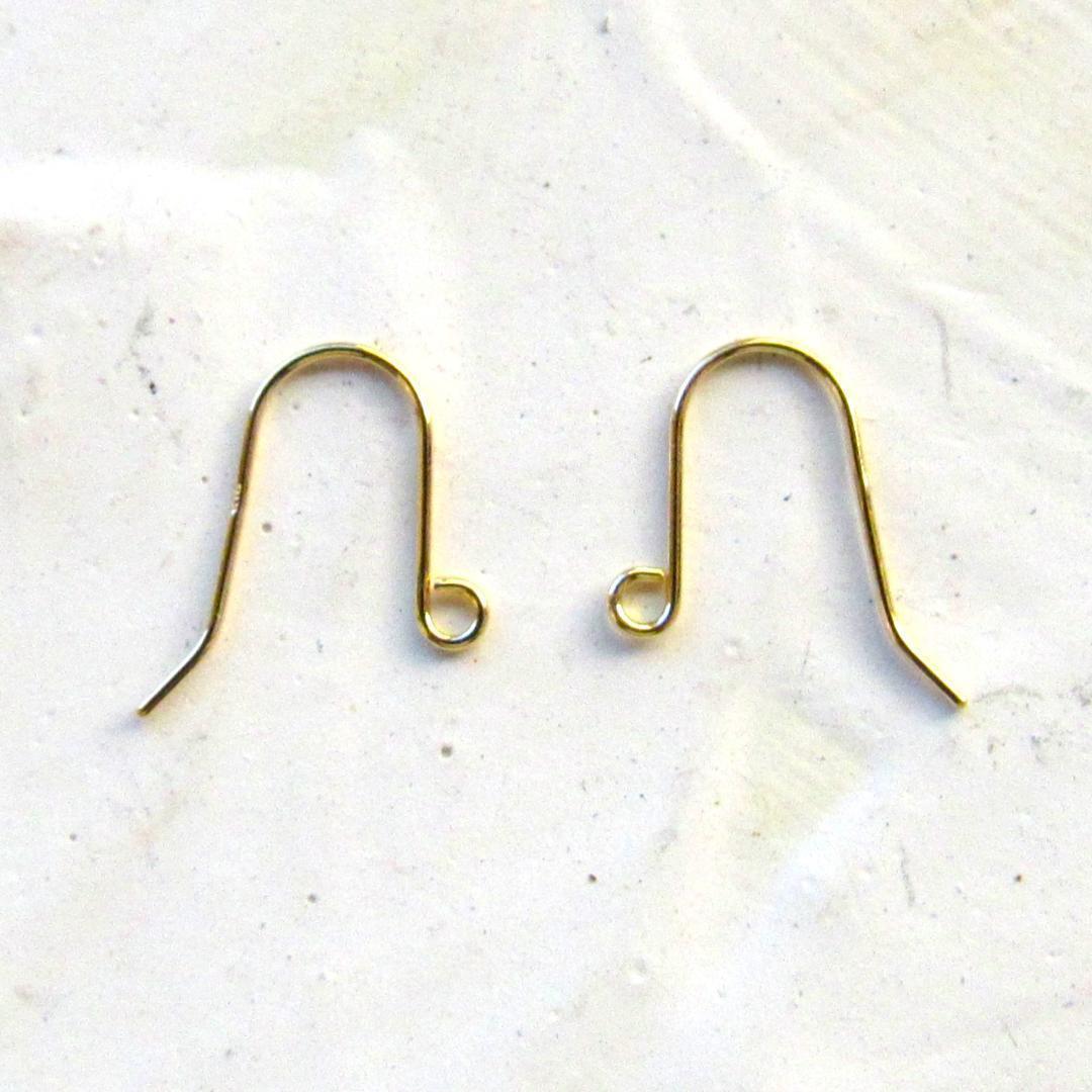 18K K18 ピアス フック ハンドメイド 刻印 パーツ 18金18KYG