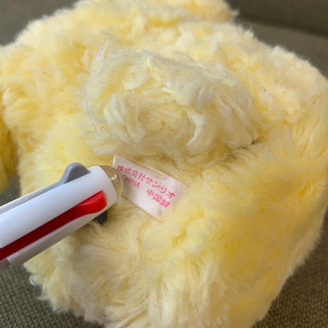 レア　当時物　ポムポムプリン　ぬいぐるみ　初期　サンリオ　もこもこ　レトロ