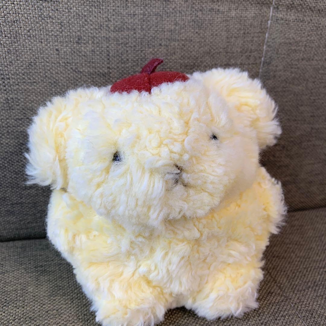 レア　当時物　ポムポムプリン　ぬいぐるみ　初期　サンリオ　もこもこ　レトロ