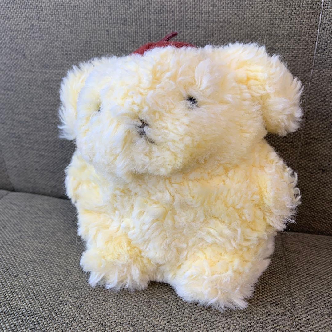 レア　当時物　ポムポムプリン　ぬいぐるみ　初期　サンリオ　もこもこ　レトロ