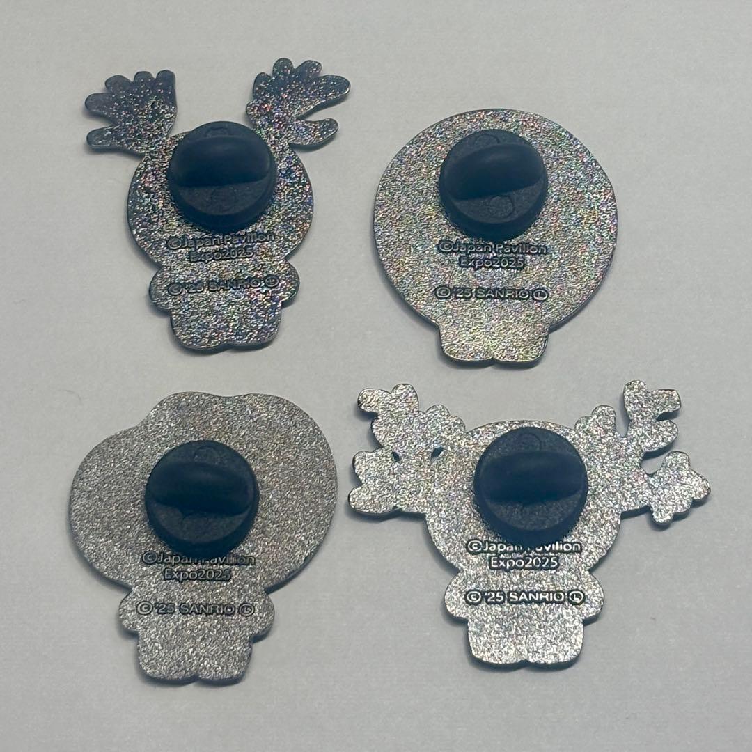 藻キティ ピンバッジ ハローキティ 万博 日本館 EXPO2025 4個セット