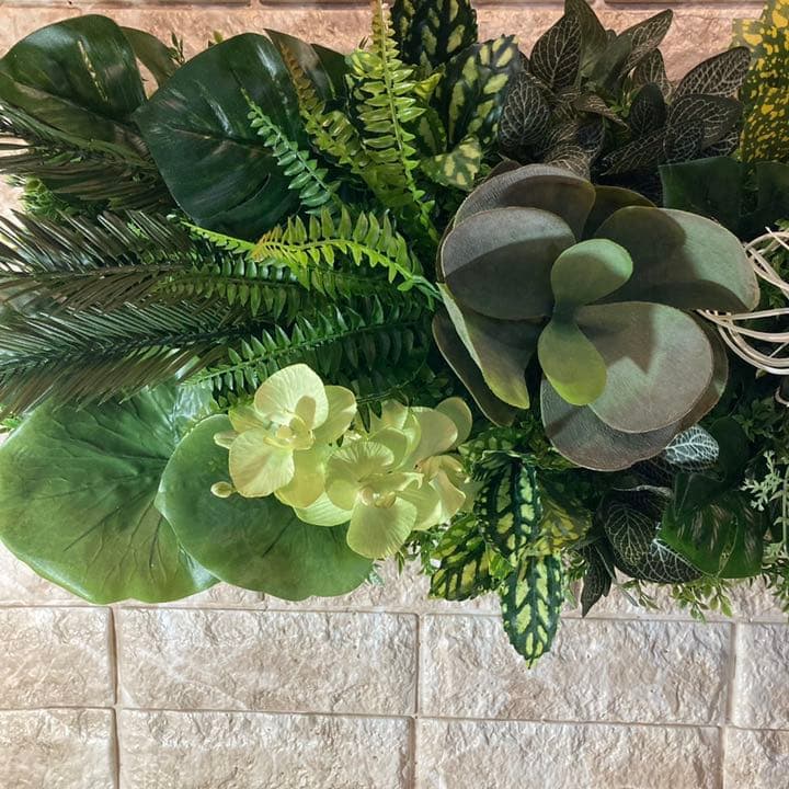 光触媒　人工観葉植物　ウォールグリーン　フェイク　アレンジ70203