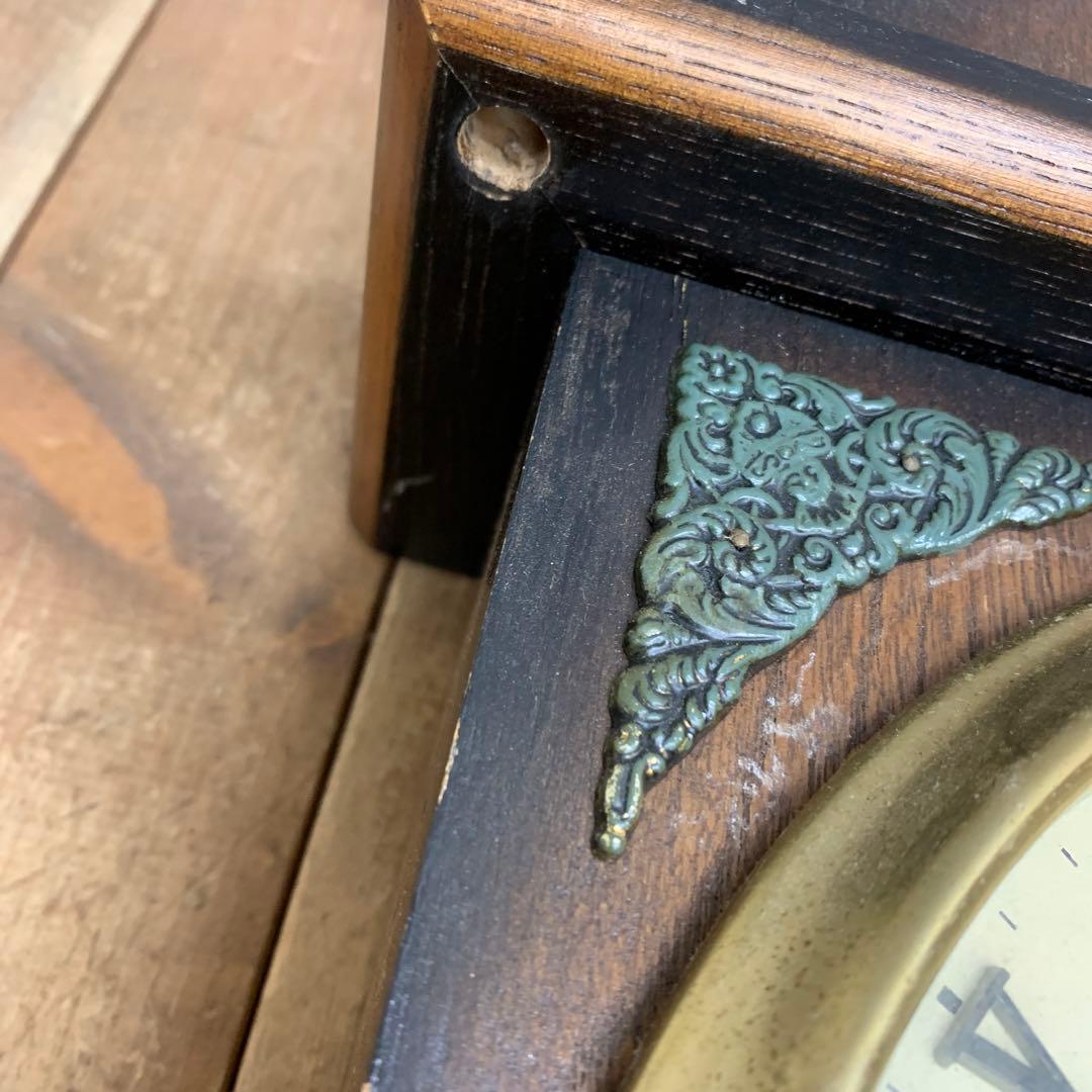 E-3【昭和レトロ】SEIKO セイコー 30DAY ゼンマイ式 振り子時計 壁