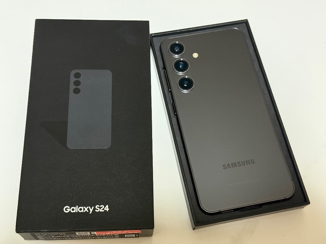 美品 Galaxy S24 ブラック 256GB A-47