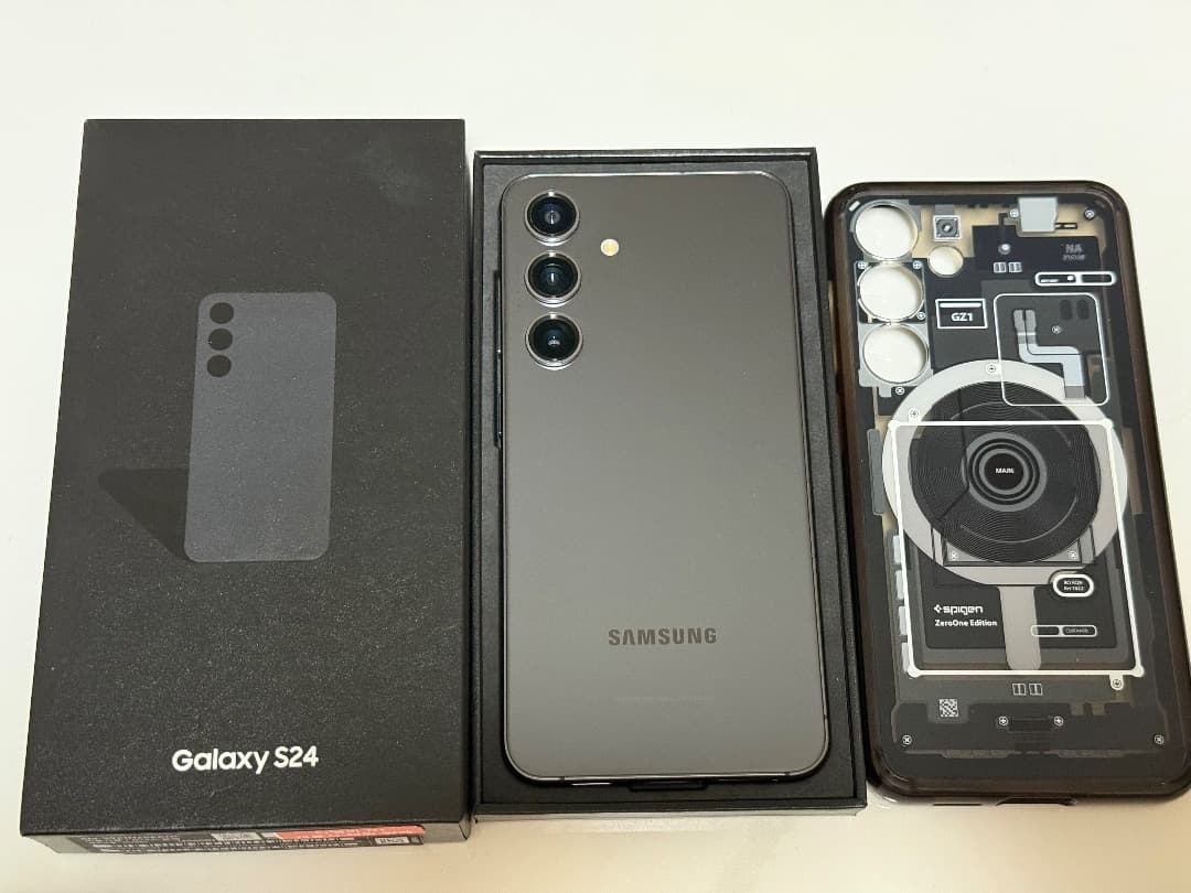 美品 Galaxy S24 ブラック 256GB A-47