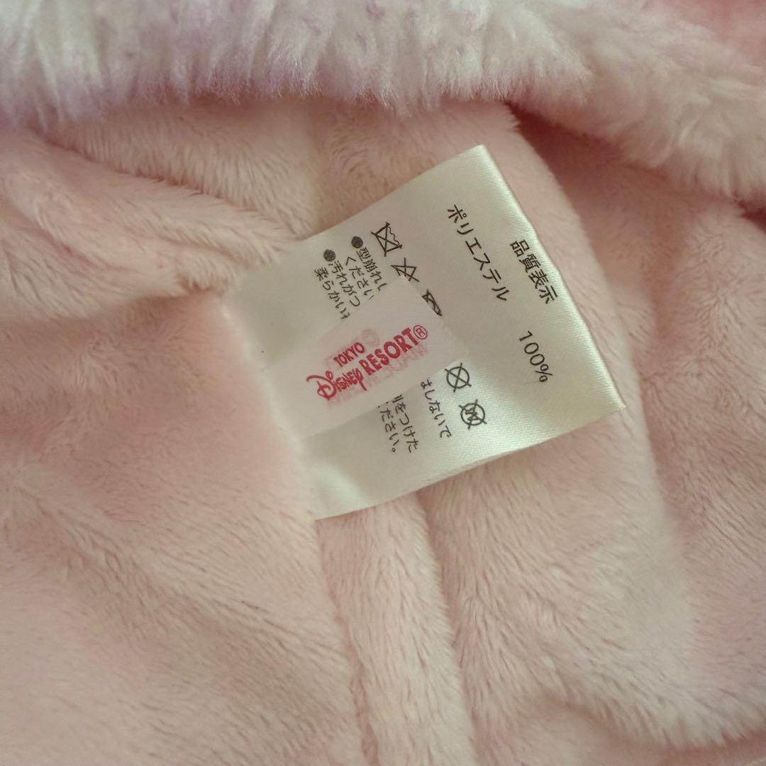 ミニー　マフラーキャップ　耳付きファンキャップ ピンク紫　ディズニー