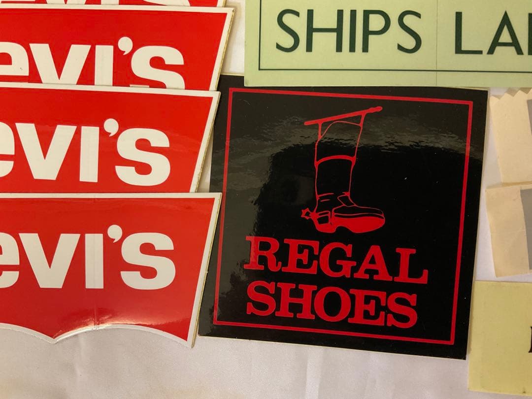 処分価格　アパレルメーカー、ショップ、ブランド、ステッカー20枚セット。