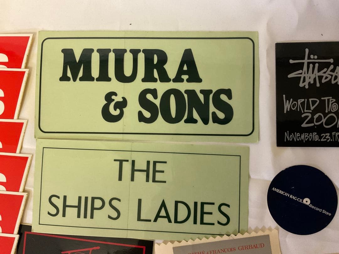 処分価格　アパレルメーカー、ショップ、ブランド、ステッカー20枚セット。