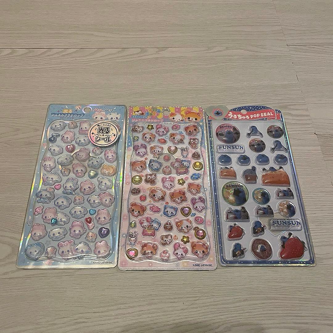 ボンボンドロップシール　うるちゅるポップシール他　シールセット まとめ売り71点