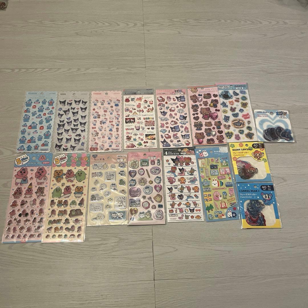 ボンボンドロップシール　うるちゅるポップシール他　シールセット まとめ売り71点