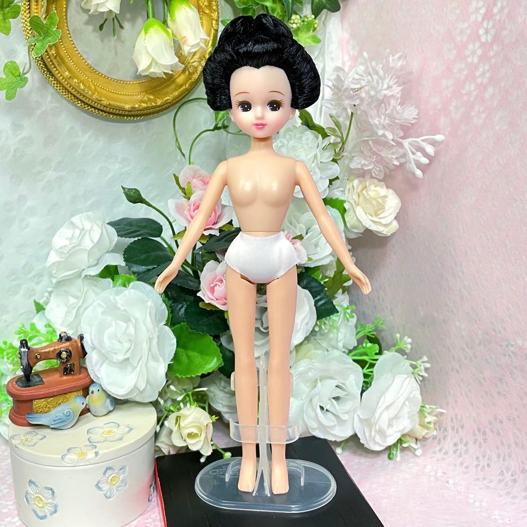 リカちゃん　日本髪風　本体のみ　☆リユース　ハンドメイド　♡お着物に♡