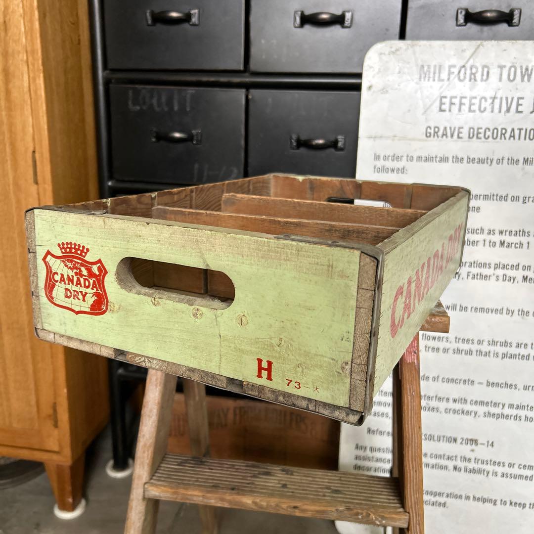 DRY vintage wooden box ヴィンテージ 木箱