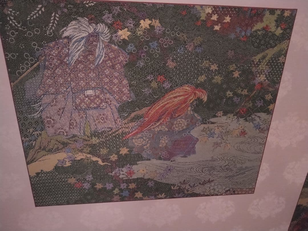 和風金色獅子のパーテーション