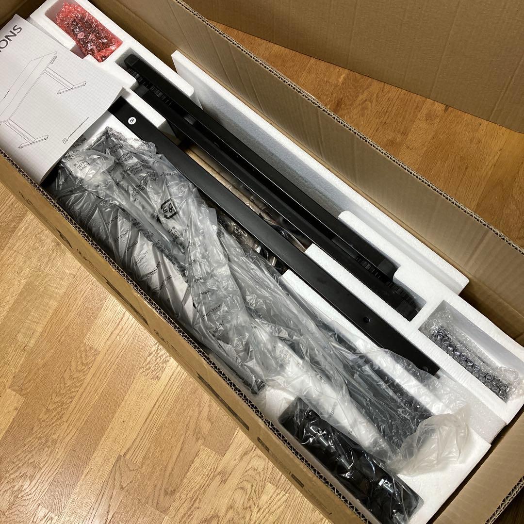電動式スタンディングデスク 幅100cm×奥行60cm×高さ69cm～115cm