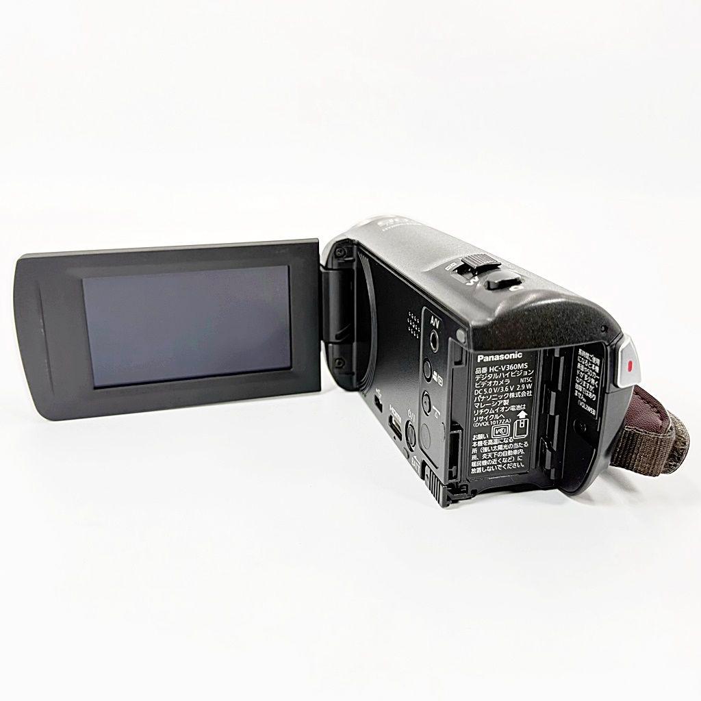 【美品】パナソニック HC-V360MS-K ブラック ビデオカメラレコーダー