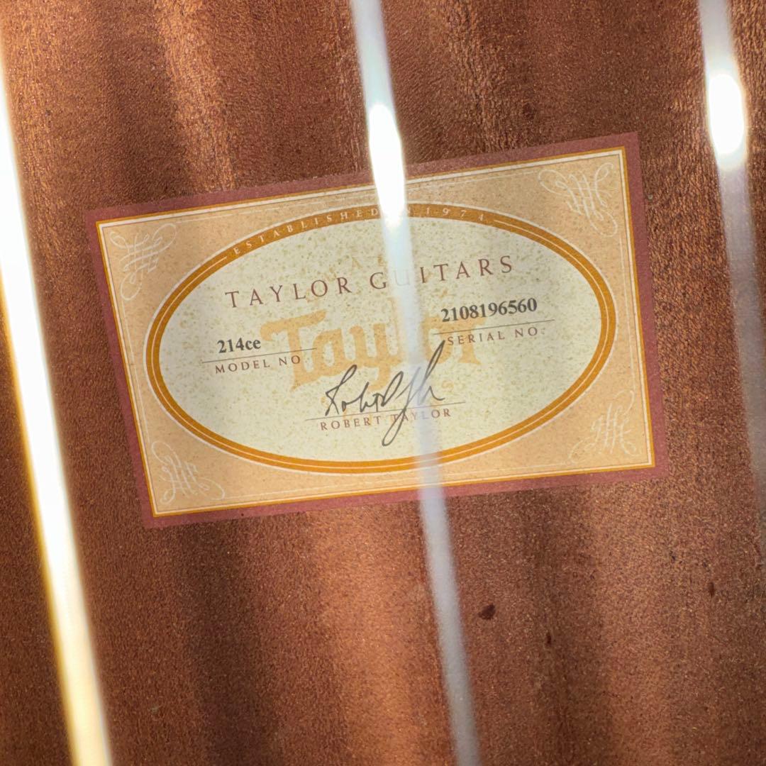 Taylor 214ce ES2 メンテ済み 美品 ギグバッグ付き ケース