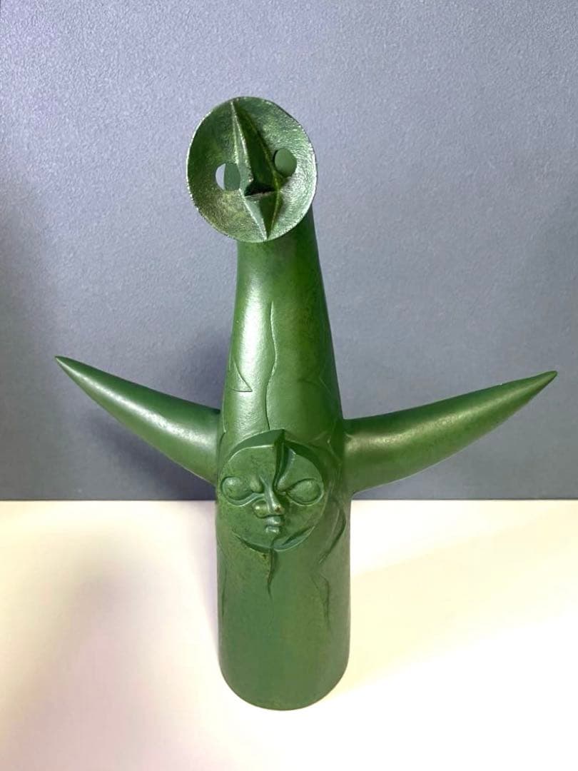 『希少　太陽の塔 』日本万国博覧会 EXPO70 グリーンブロンズ像　岡本太郎