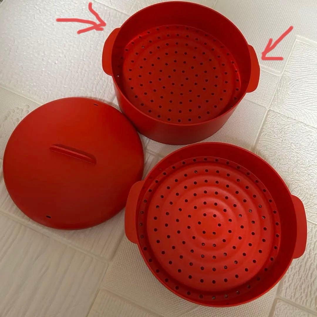 タッパーウェア①スチームイット　蒸し器